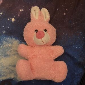 Small Pink Plush Bunny Toy